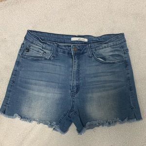 Denim shorts